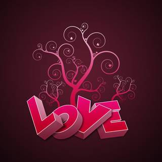 Wallpaper pink love
