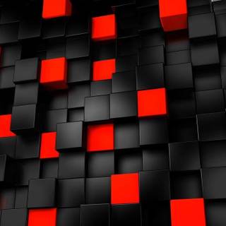 Wallpaper in black and red