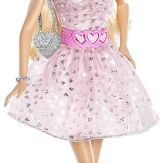 Barbie doll wallpaper with rose