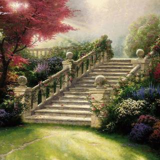 Thomas Kinkade backgrounds