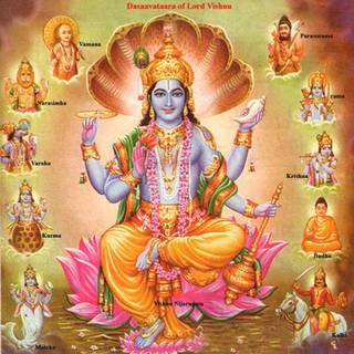 Hindu god Vishnu wallpaper
