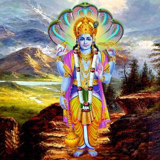Hindu god Vishnu wallpaper