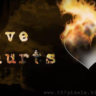 Wallpaper love hurts sad HD
