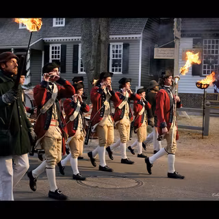 Colonial war wallpaper