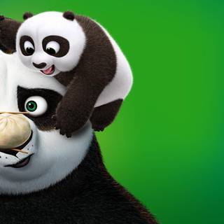 Wallpaper panda jesus