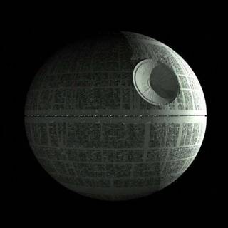 Death Star black background