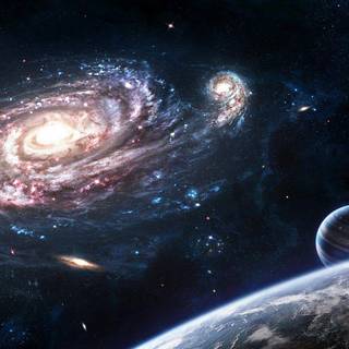 Space planet wallpaper