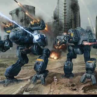 Battle mech wallpaper
