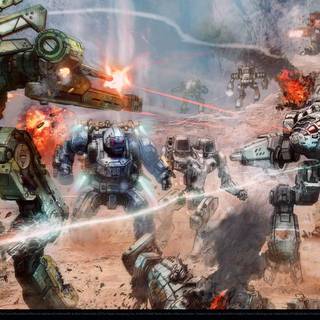 Battle mech wallpaper