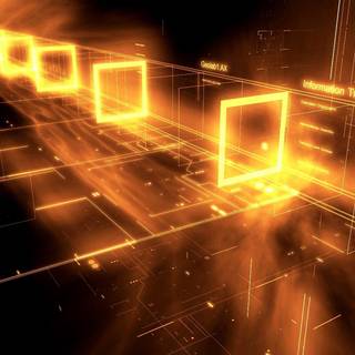 Cool orange background