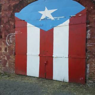 Bandera Puerto rico vector wallpaper