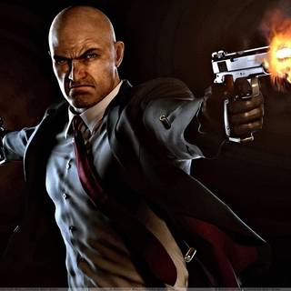 Gun firing wallpaper