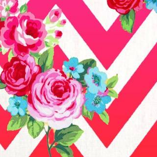 Bright chevron wallpaper