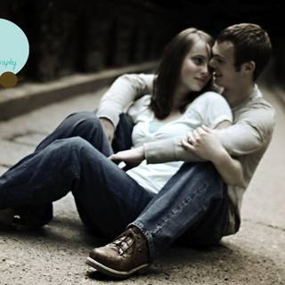 Romantic love hug couple wallpaper