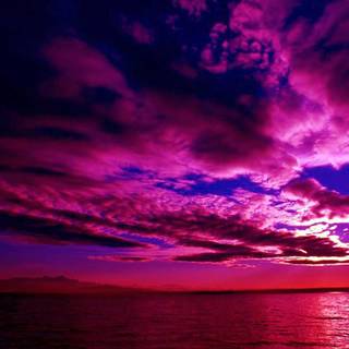 Nature HD wallpaper purple sky