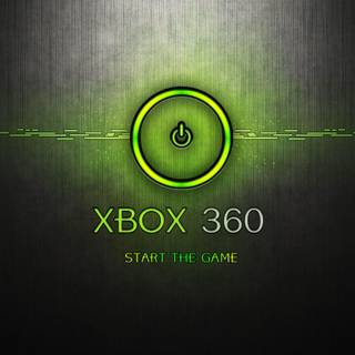 Xbox 360 logo black background