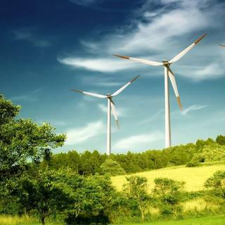 HD windmill. wallpaper