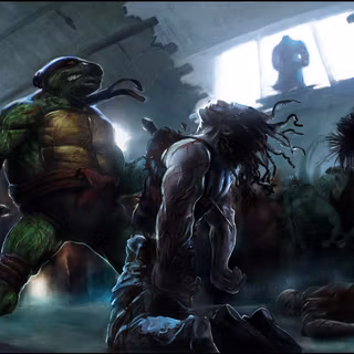 Ninja fight wallpaper