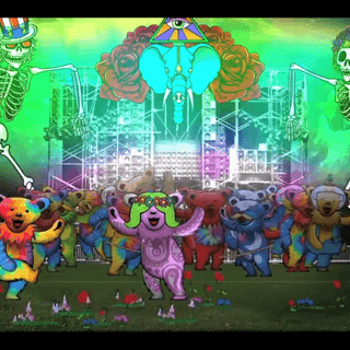 Grateful Dead bears wallpaper