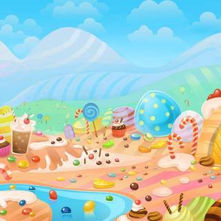Candyland background pictures