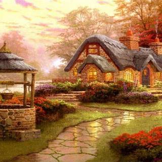 Thomas kinkade free summer desktop wallpaper