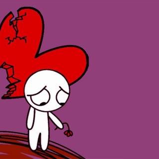 Sad heart HD wallpaper