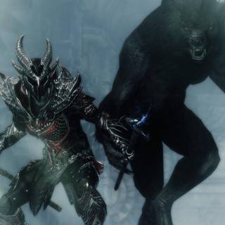 Skyrim wallpaper wereworlk