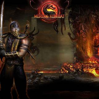 Mortal Kombat 9 Scorpion wallpaper HD