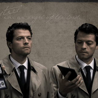 Castiel phone wallpaper