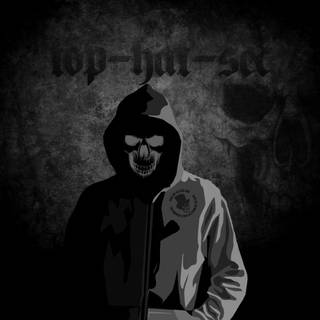 Black skull wallpaper HD