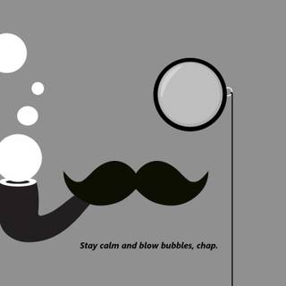 Wallpaper moustache