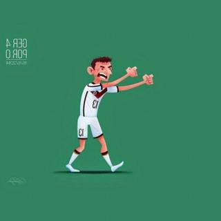 Football cartoon wallpaper