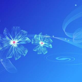 Wallpaper abstrak flower