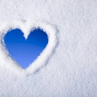 Blue hearts background HD