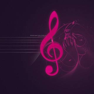 HD clef note wallpaper