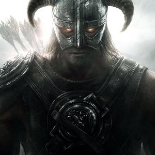 Dragonborn skyrim wallpaper