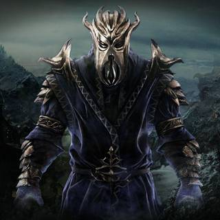 Dragonborn skyrim wallpaper