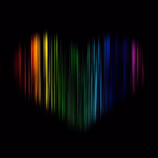Black rainbow wallpaper