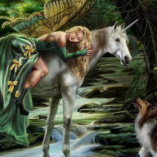 Unicorn HD wallpaper