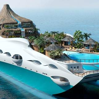 Luxury yachts wallpaper