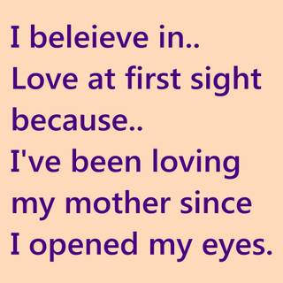 I love my mother wallpaper