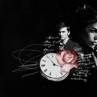 Doctor and rose wallpaper