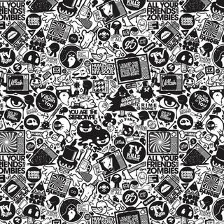 Black cartoons wallpaper