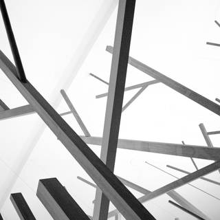 Wallpaper abstract black & white