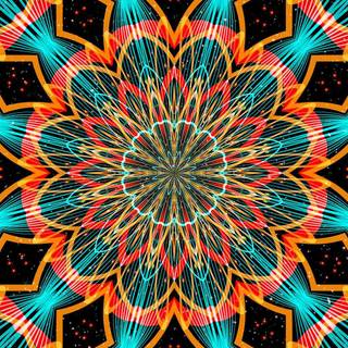 Psychedelic trippy wallpaper