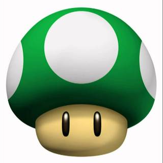Mario mushroom 1 up 3D wallpaper