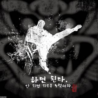 Karate kick HD PC wallpaper