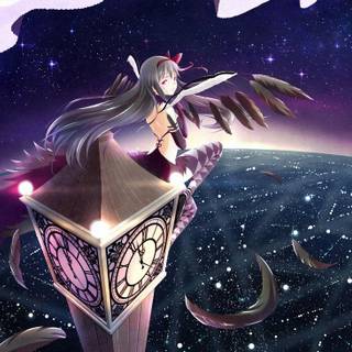 Madoka akemi background deviantart