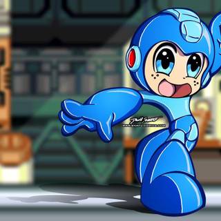 Cute megaman wallpaper