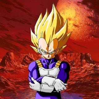 Dragon ball z vegita HD wallpaper